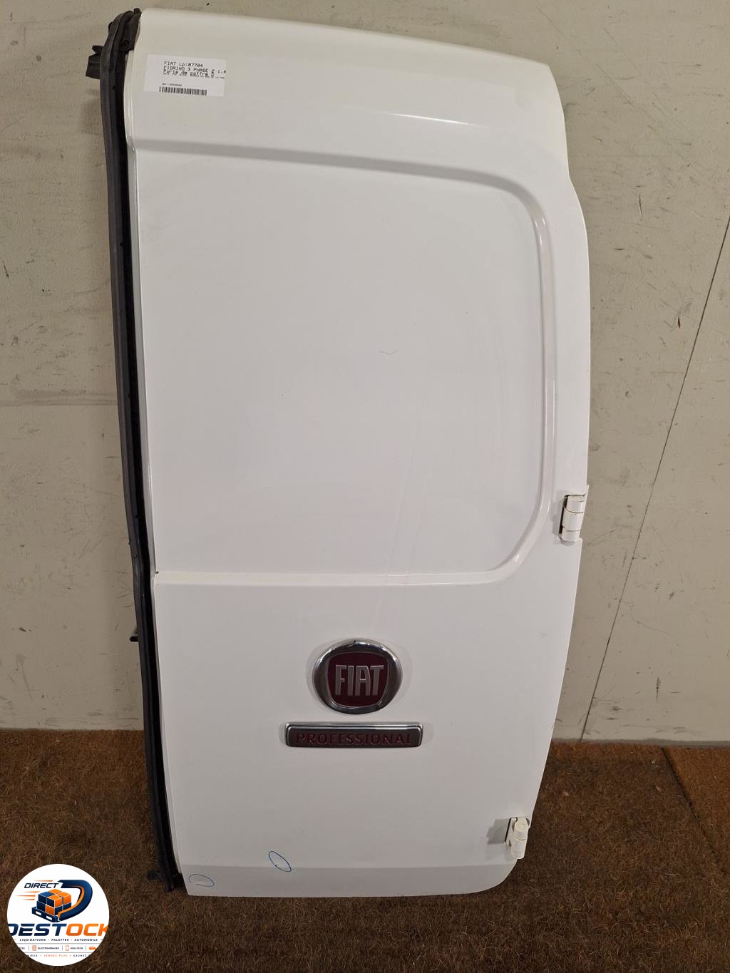 Porte battante arrière droite FIAT FIORINO 3  FIORINO 3 PHASE 2 occasion