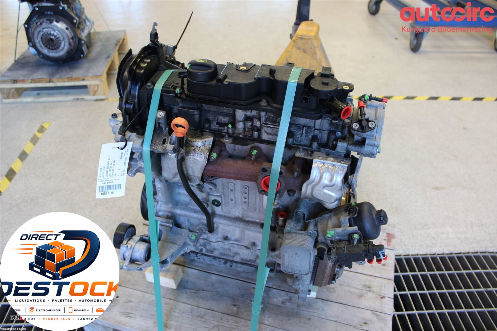 Moteur diesel Citroen BERLINGO Camionnette-Monospace (B9) 1.6 bluehdi 100 (2014) occasion