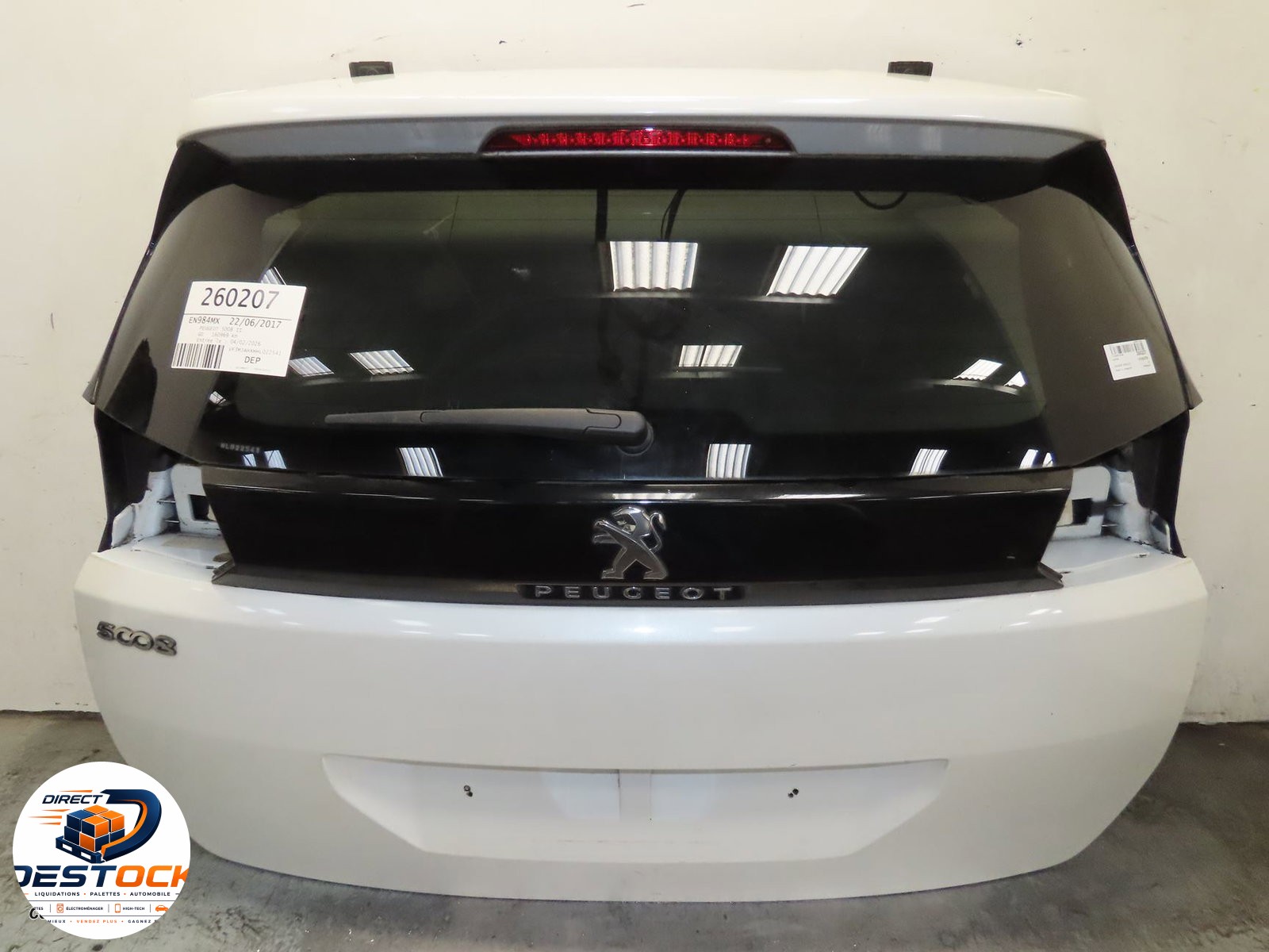Hayon Peugeot 5008 II (MC_, MJ_, MR_, M4_) 2.0 bluehdi 150 (2016) occasion