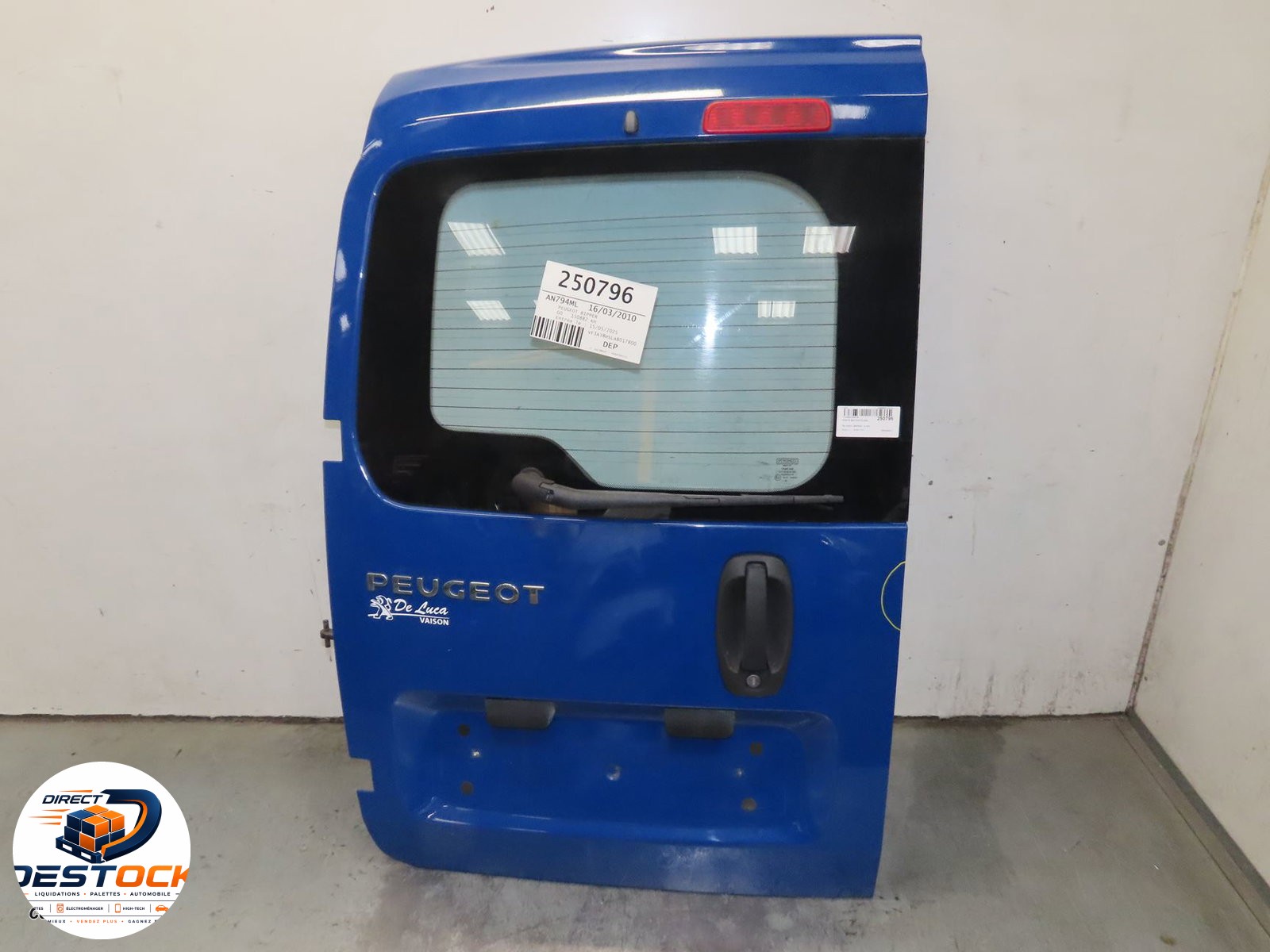 Porte battante arrière gauche PEUGEOT BIPPER occasion