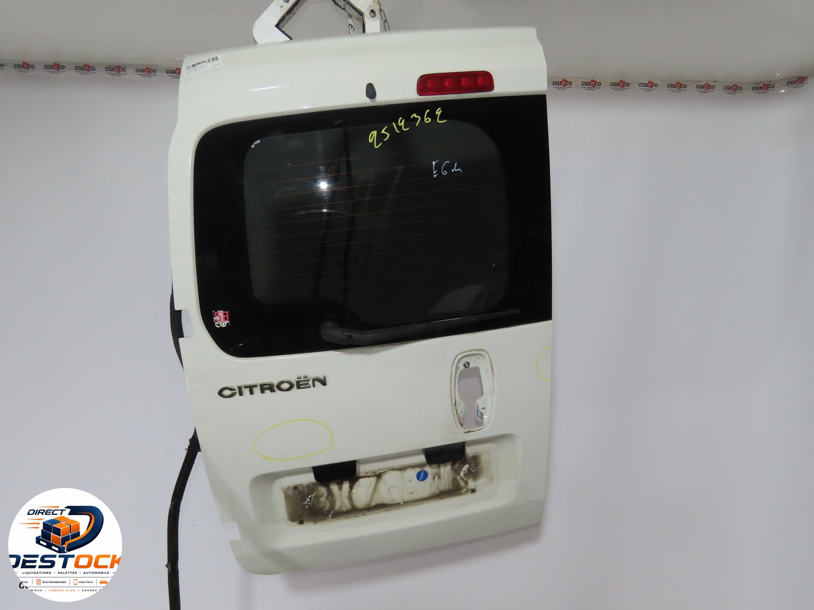 Porte battante arrière gauche Citroen NEMO Camionnette-Monospace (AA_) 1.4 hdi (2008) 4 portes occasion