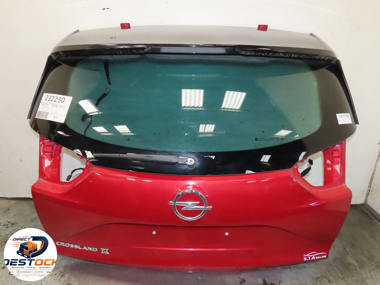 Hayon Opel CROSSLAND X - CROSSLAND (P17, P2QO) 1.2 (75) (2017) occasion