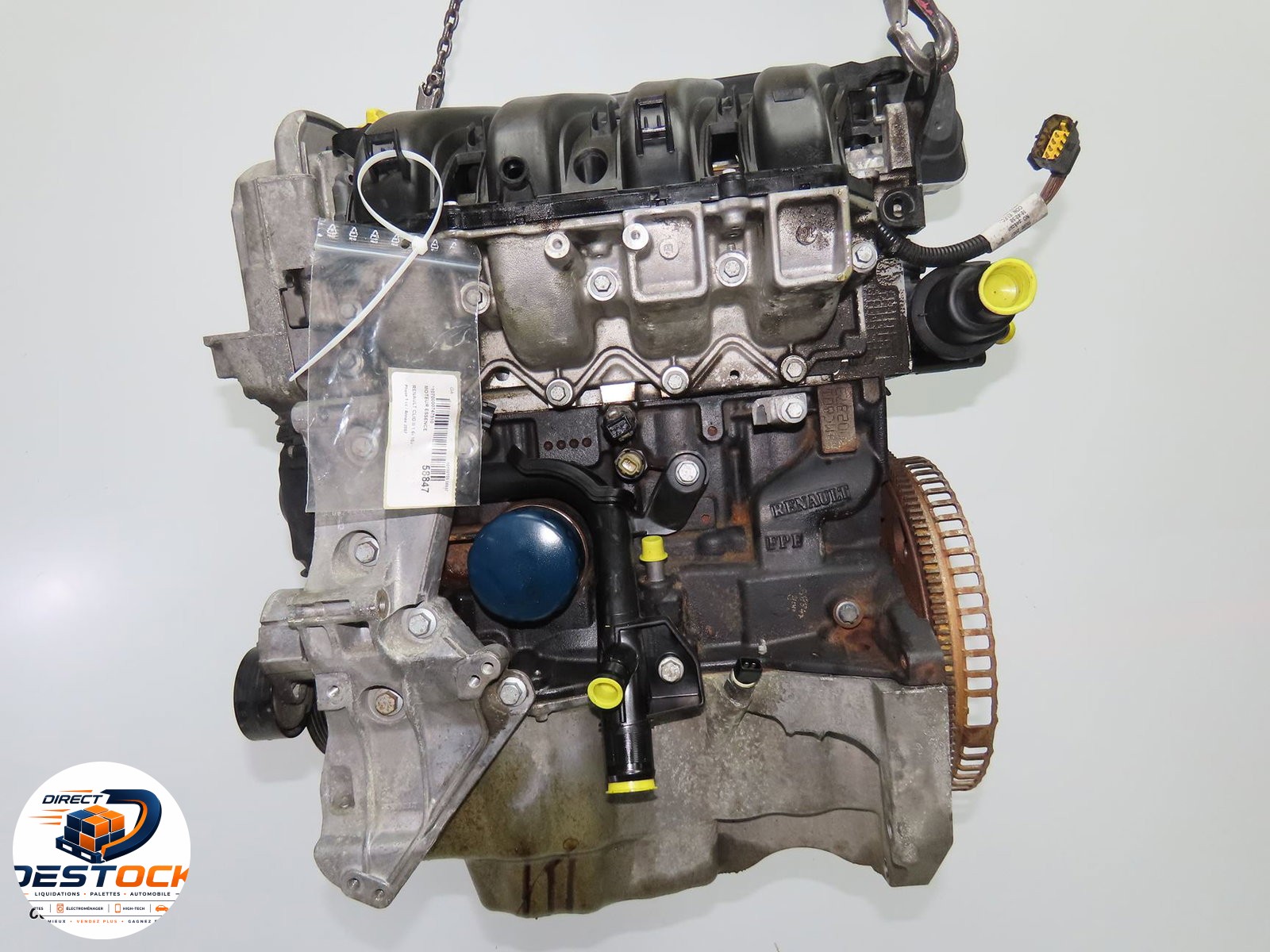 Moteur essence Renault CLIO III (BR0-1, CR0-1) 1.6 16v (br05, br0b, br0y, br15, br1j, br1m, br1y, cr0b,... (2005-2014) 5 portes occasion