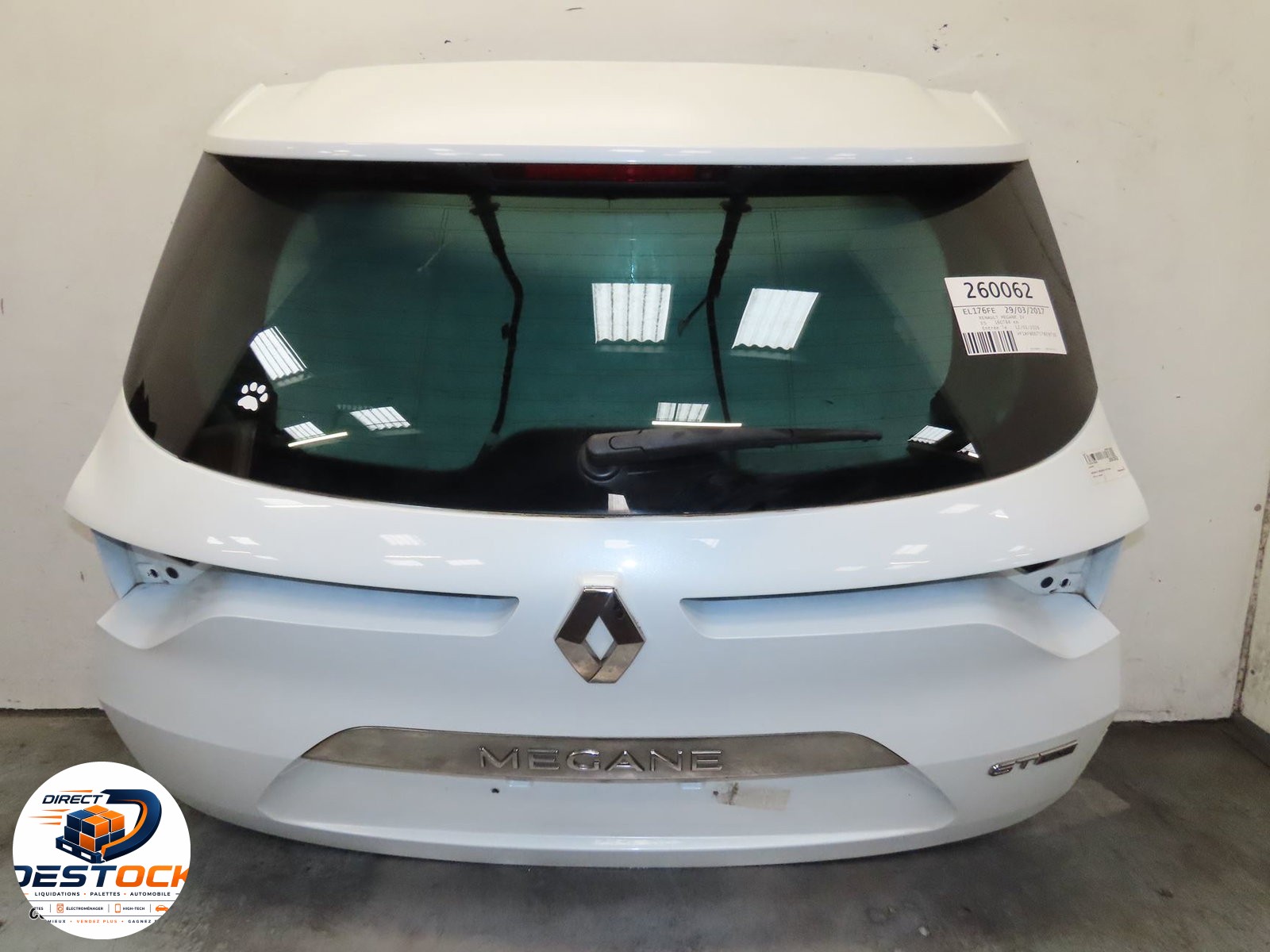 Hayon Renault MEGANE IV Estate (K9A-M-N_) 1.5 dci 110 (2016) occasion