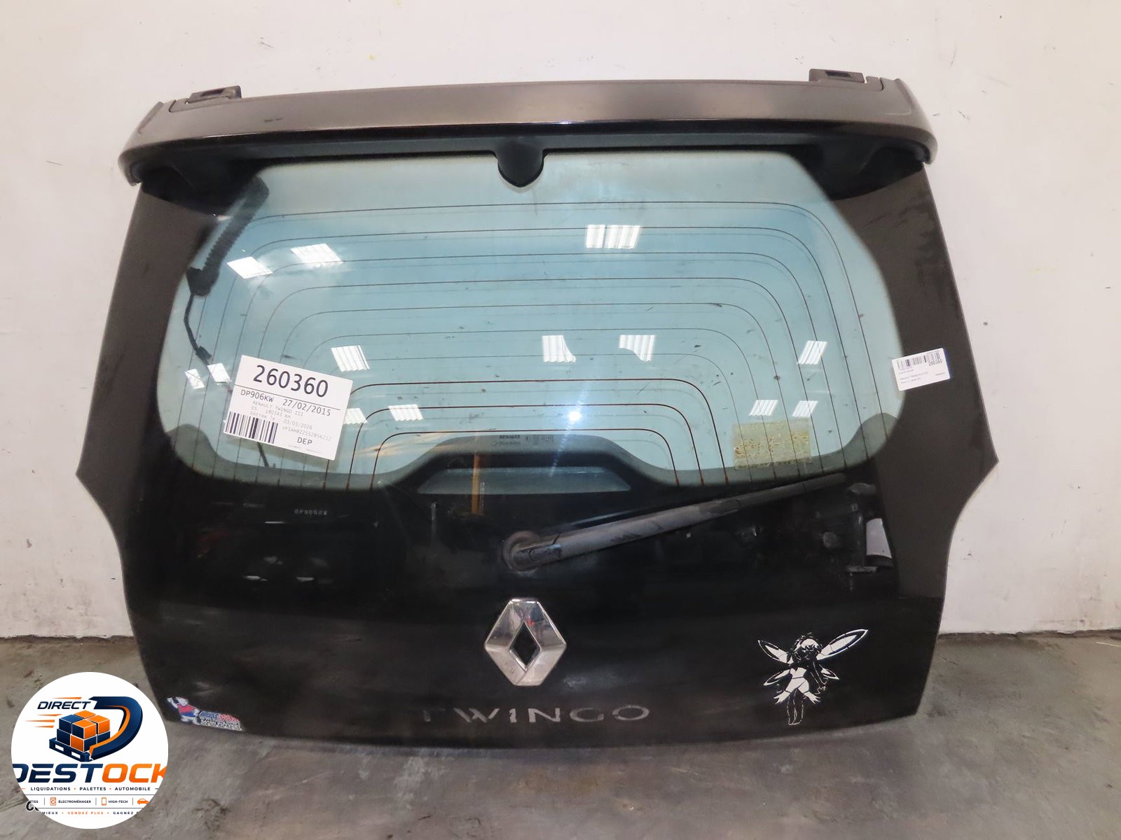 Glace hayon Renault TWINGO III (BCM_, BCA_) 1.0 sce 70 (bcmb) (2015) 5 portes occasion