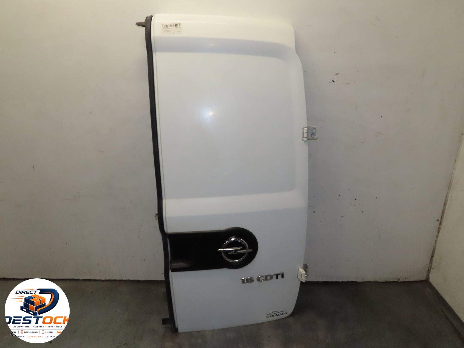 Porte battante arrière droite Opel COMBO Camionnette-Monospace (X12) 1.3 cdti (b05) (2012) occasion