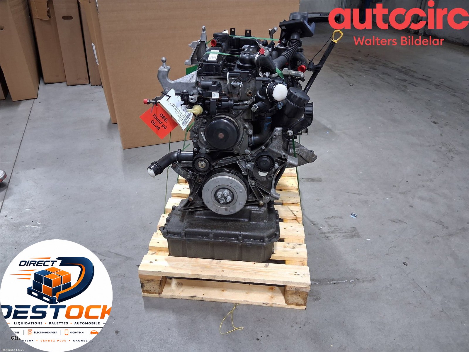 Moteur diesel Mercedes-benz VITO Camionnette (W447) 114 cdi (447.601, 447.603, 447.605) (2014) occasion