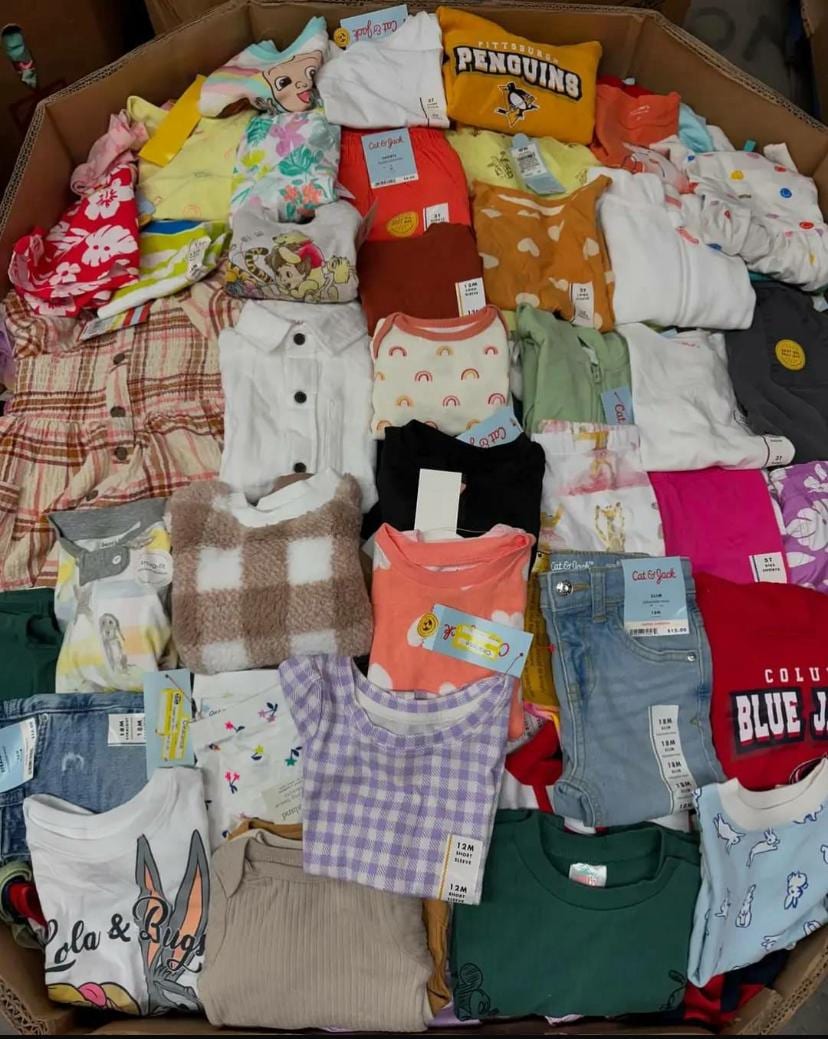 Palette Vêtements Enfants Mix